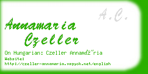 annamaria czeller business card
